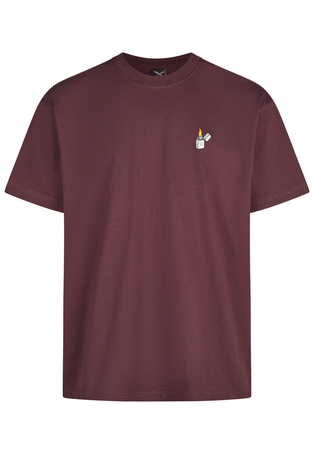 T-shirts korte mouw bordeaux Iriedaily