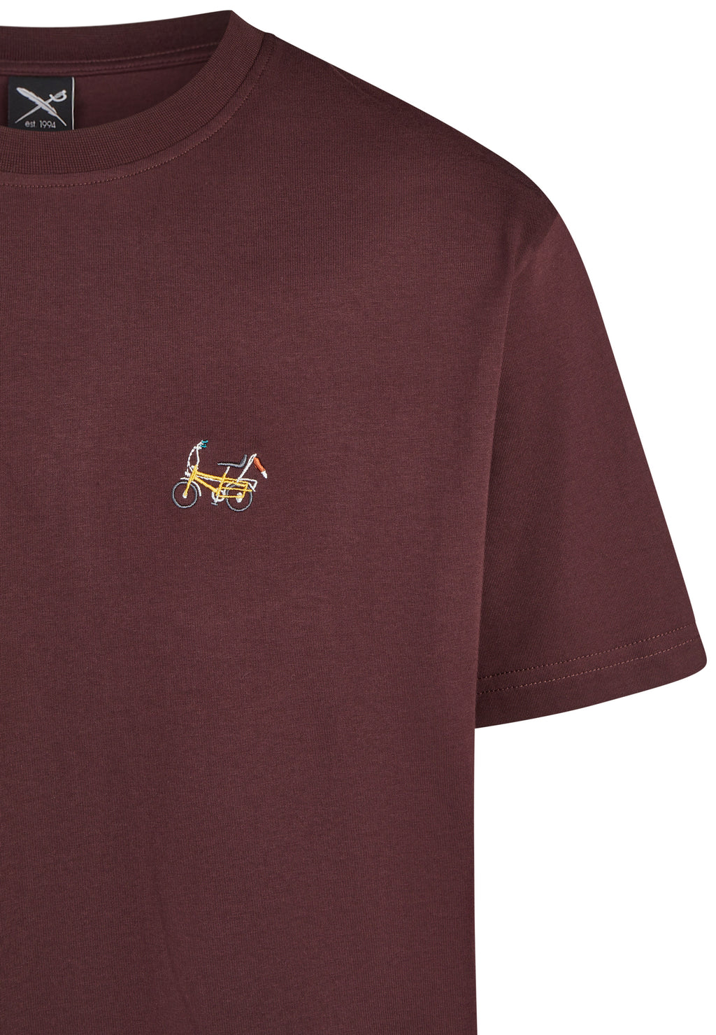 T-shirts korte mouw bordeaux Iriedaily