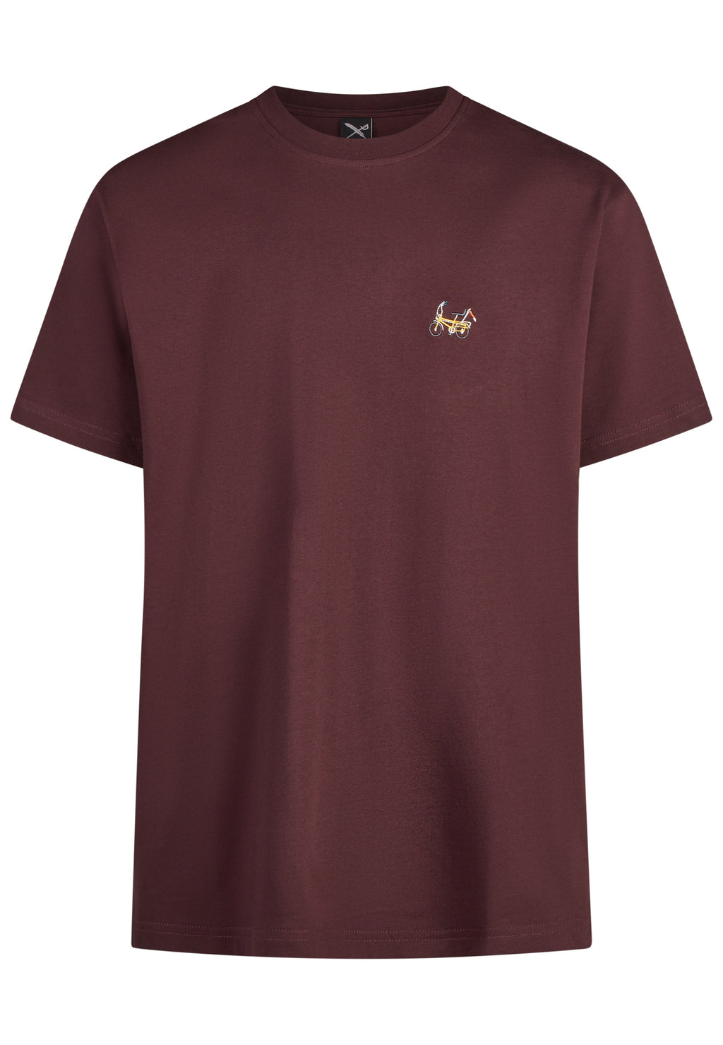 T-shirts korte mouw bordeaux Iriedaily