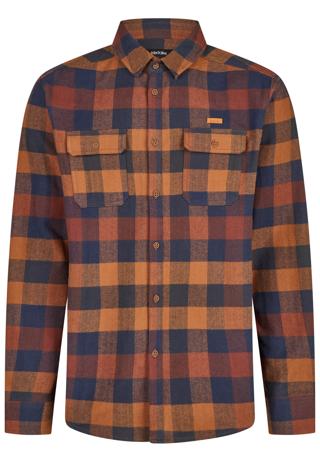 Hemden lange mouw navy Iriedaily