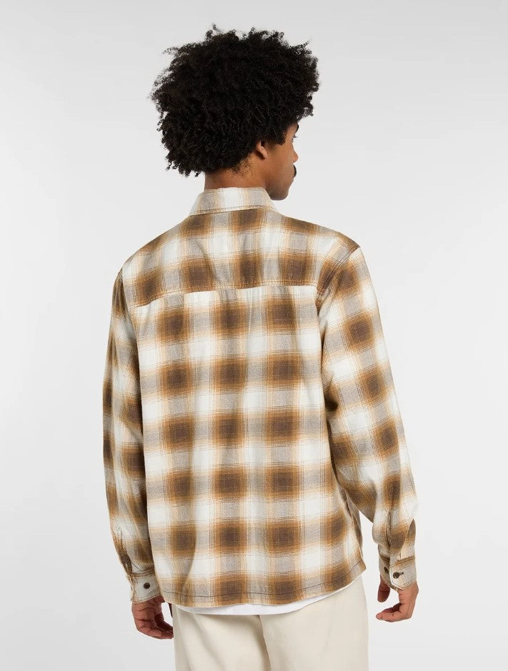 Hemden lange mouw bruin Dickies