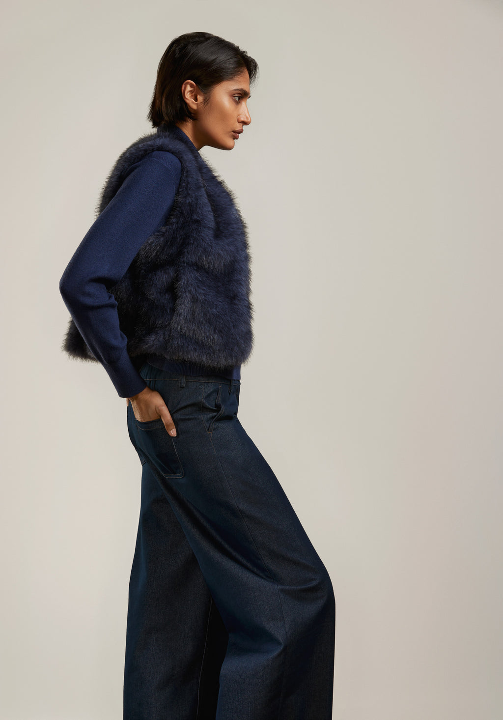 Bodywarmers navy Atmos