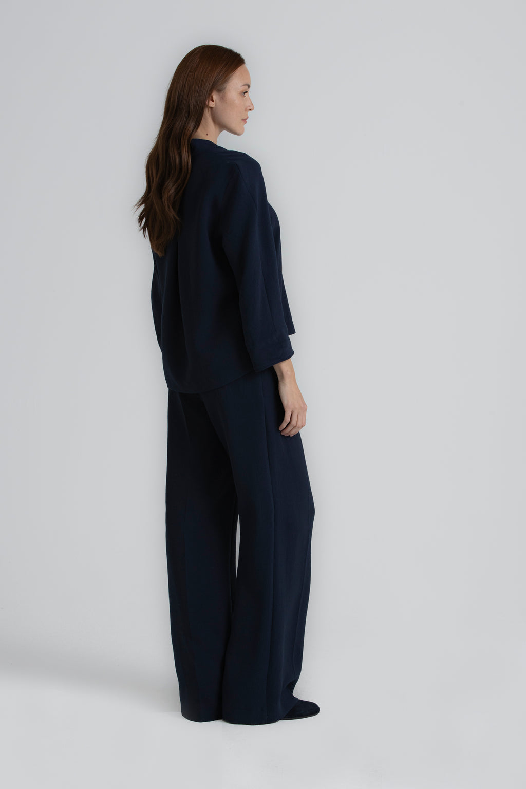 Blouses lange mouw navy Gigue