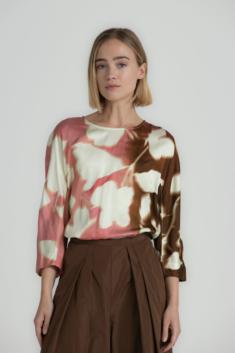 Blouses lange mouw roze Gigue