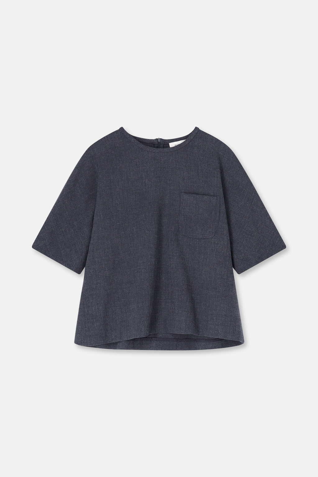 Blouses korte mouw blauw Gigue