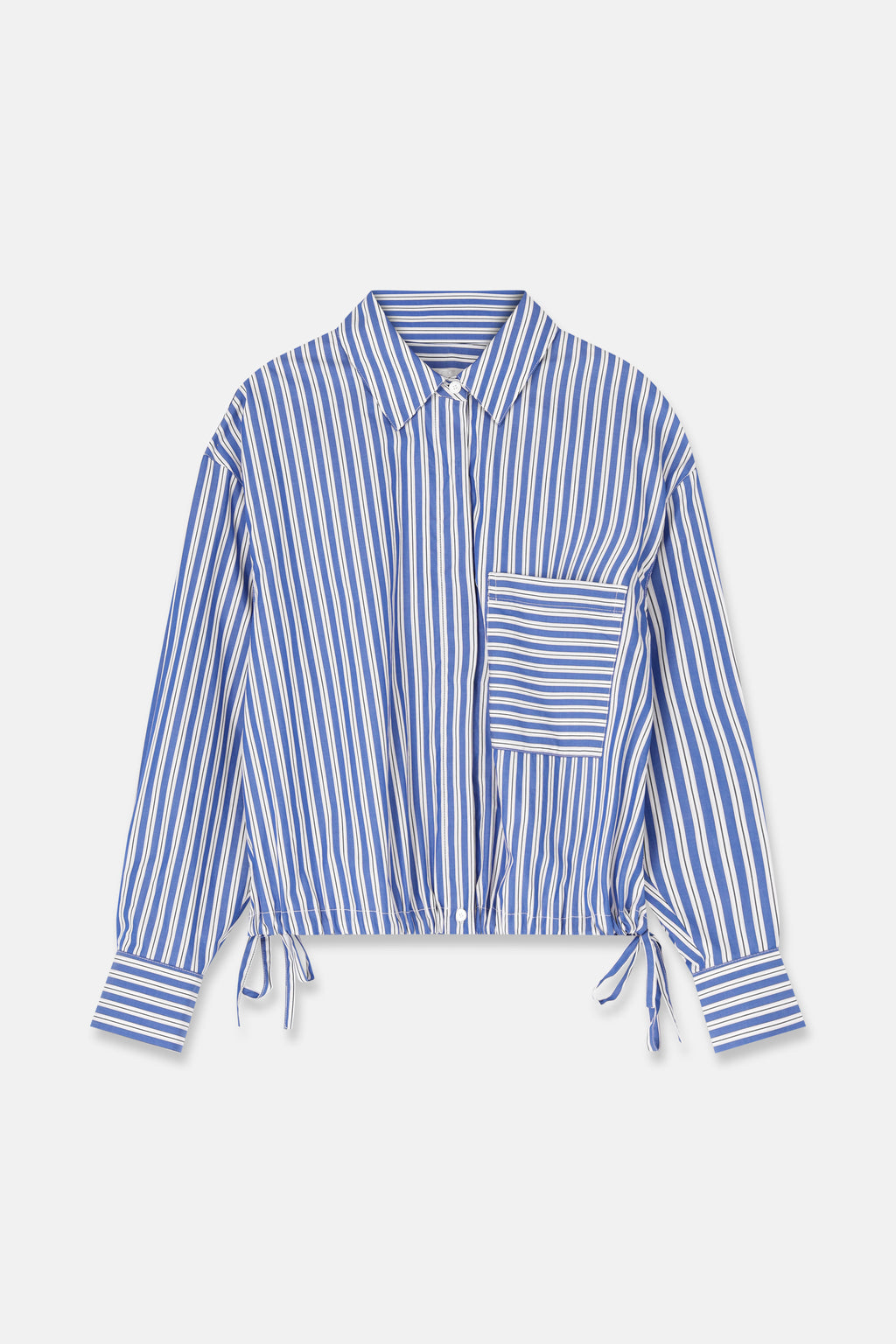 Blouses lange mouw blauw Gigue
