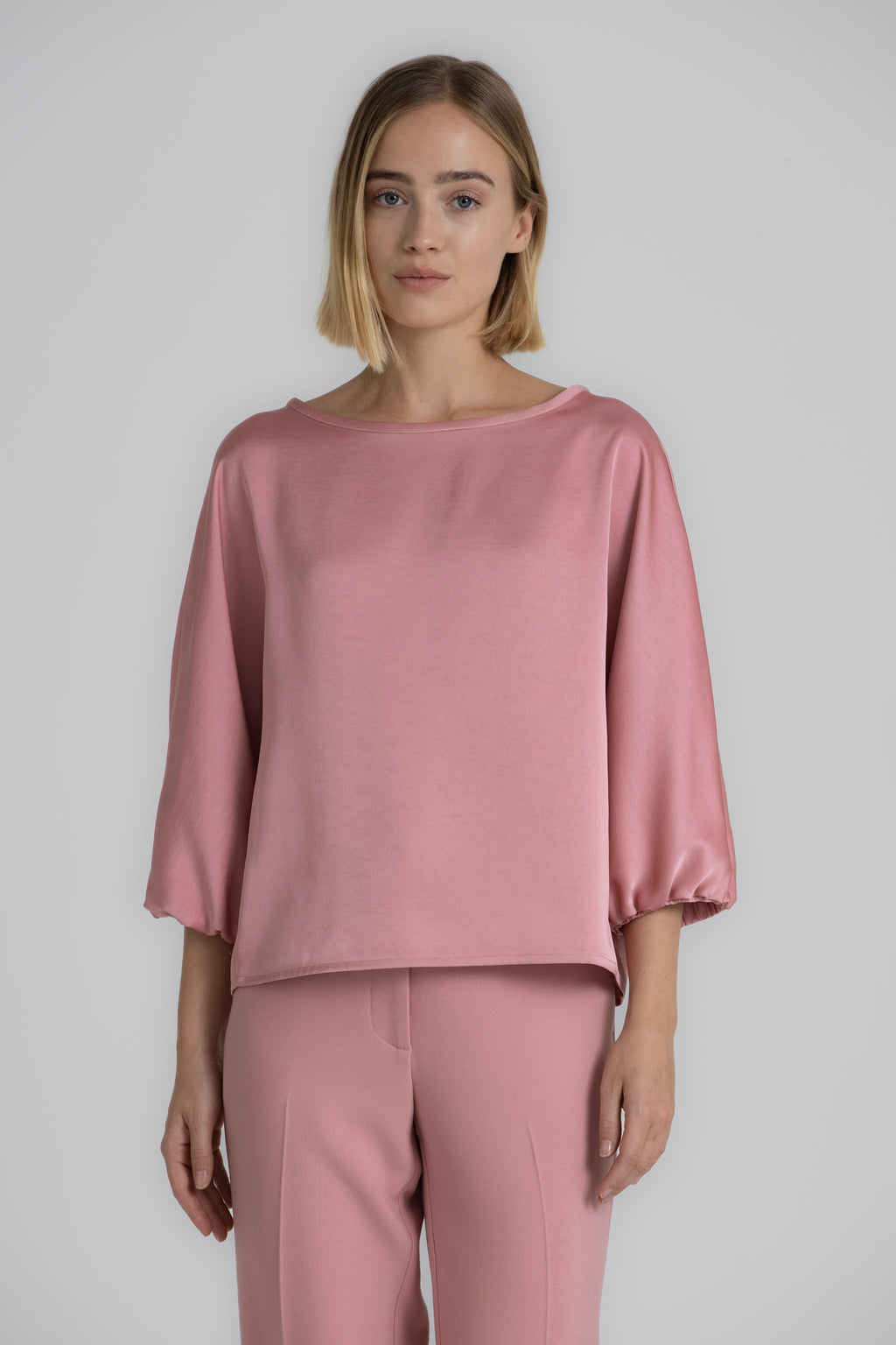 Blouses lange mouw roze Gigue
