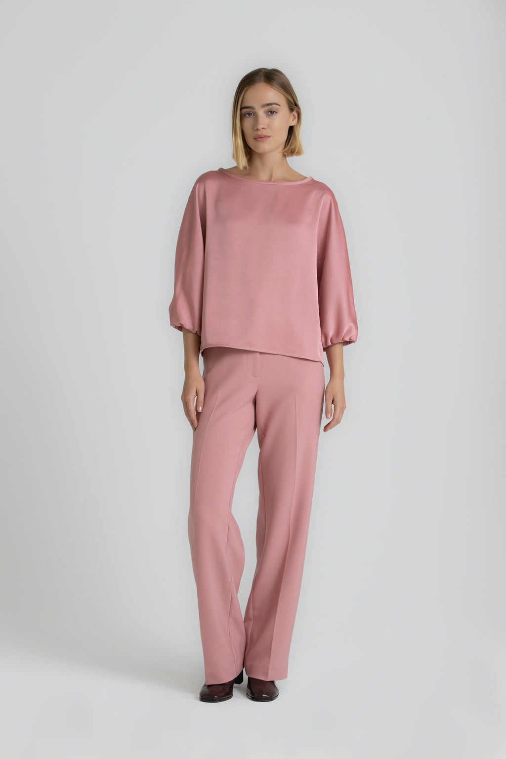 Blouses lange mouw roze Gigue