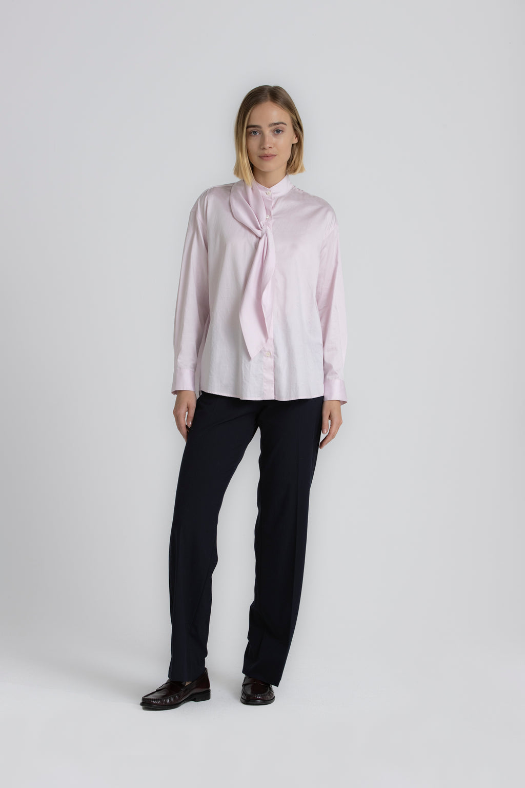 Blouses lange mouw roze Gigue