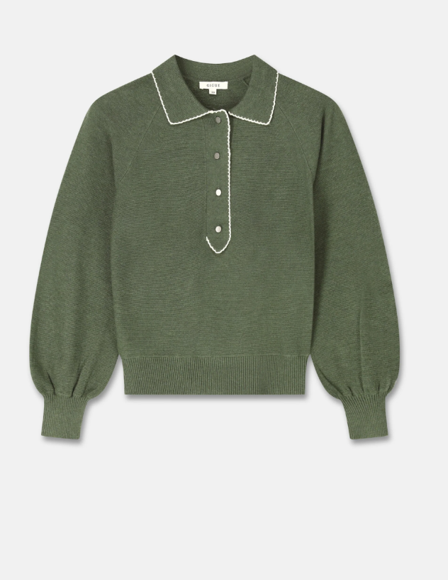 Pulls groen Gigue