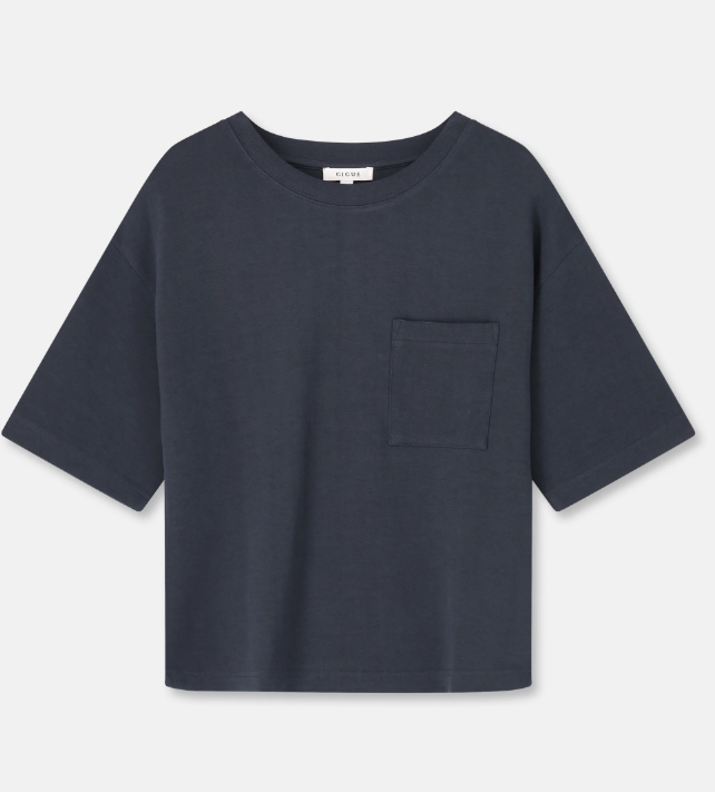 T-shirts korte mouw navy Gigue