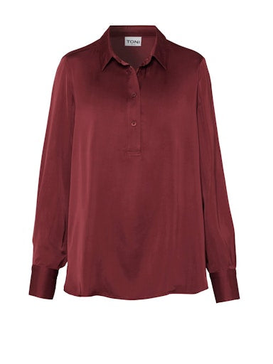 Blouses lange mouw rood TONI