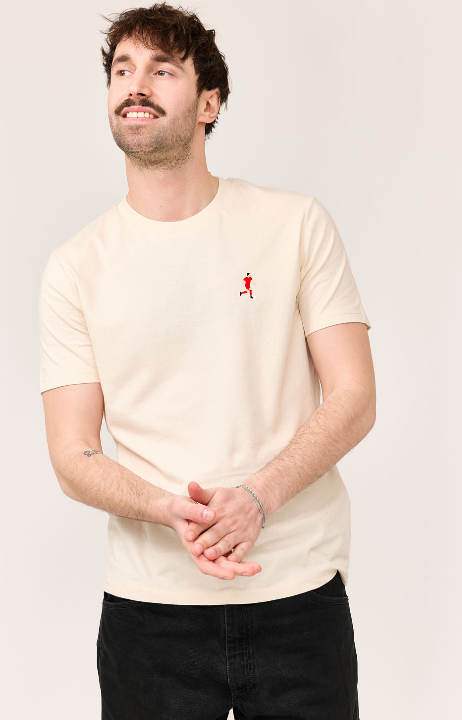 T-shirts korte mouw beige STRØM