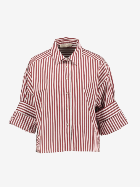 Blouses lange mouw bordeaux March23