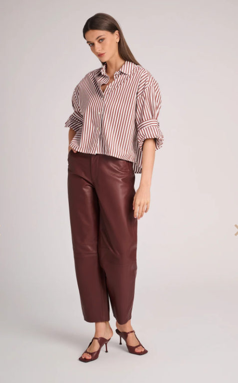 Blouses lange mouw bordeaux March23