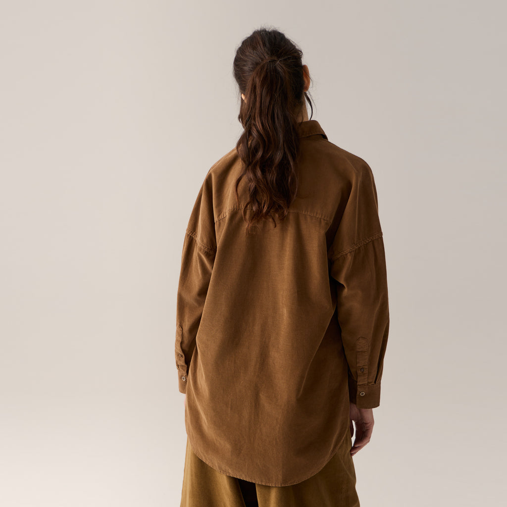 Blouses lange mouw bruin Lois Jeans