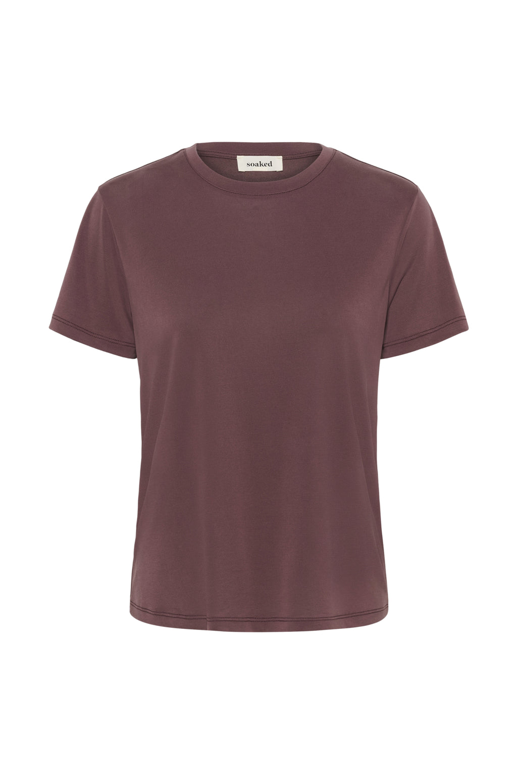 T-shirts korte mouw bordeaux Soaked In Luxury