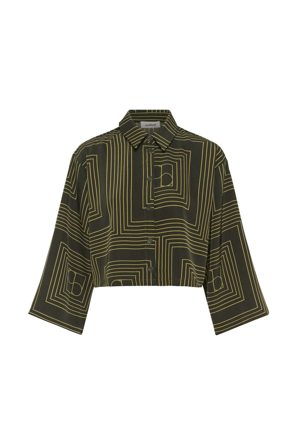 Blouses lange mouw grijs Soaked In Luxury