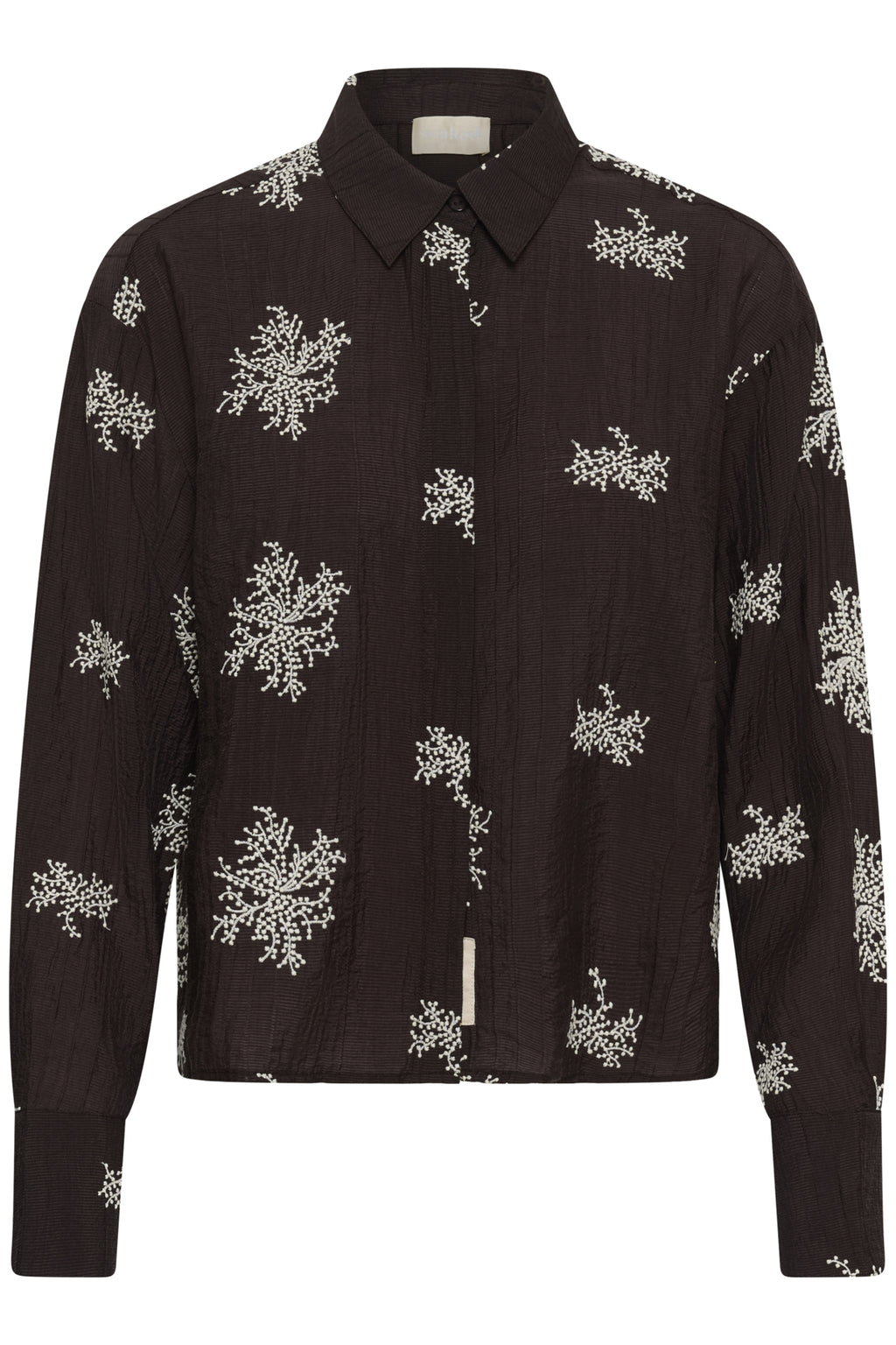 Blouses lange mouw bruin Soaked In Luxury