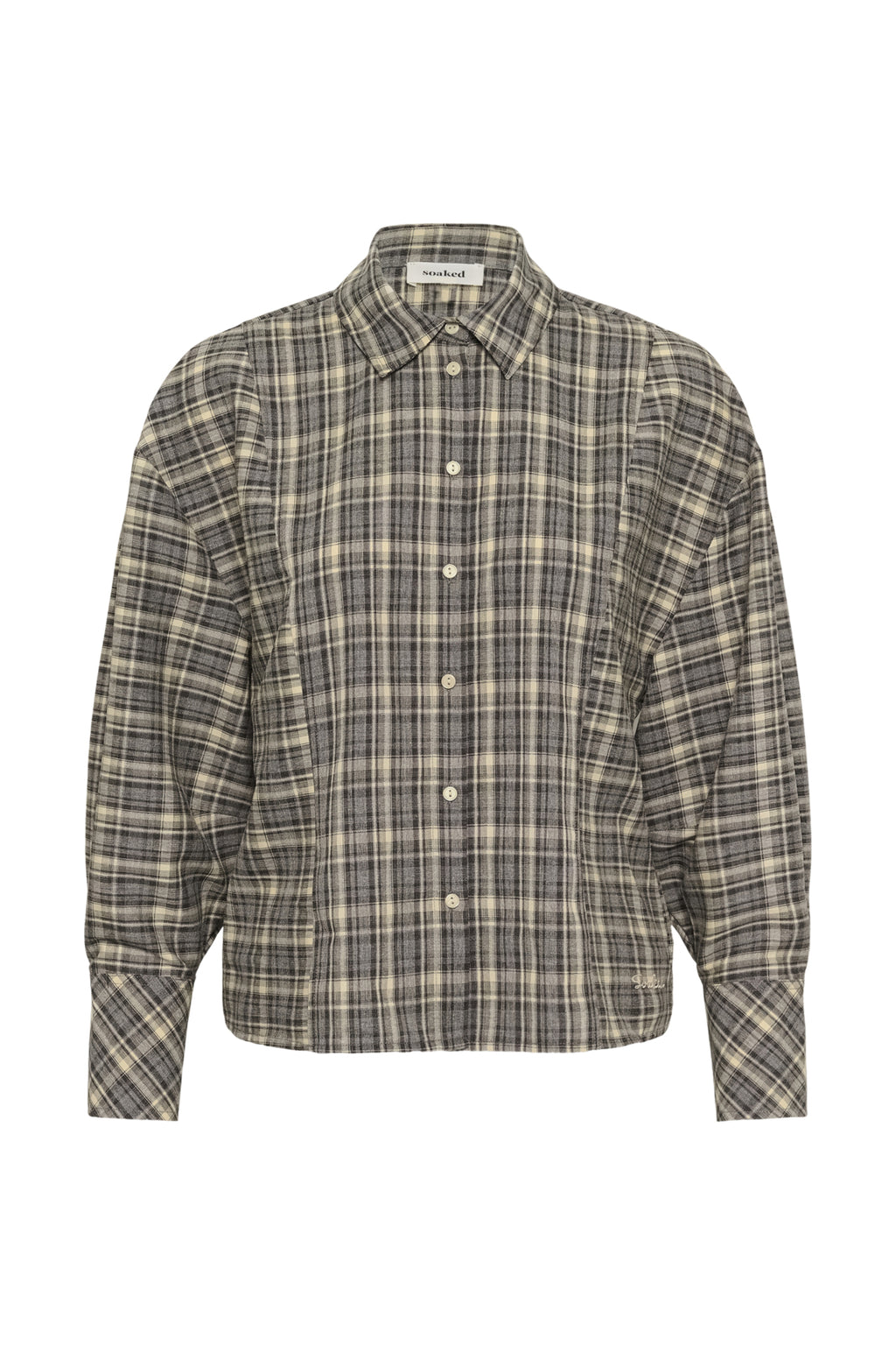 Blouses lange mouw beige Soaked In Luxury
