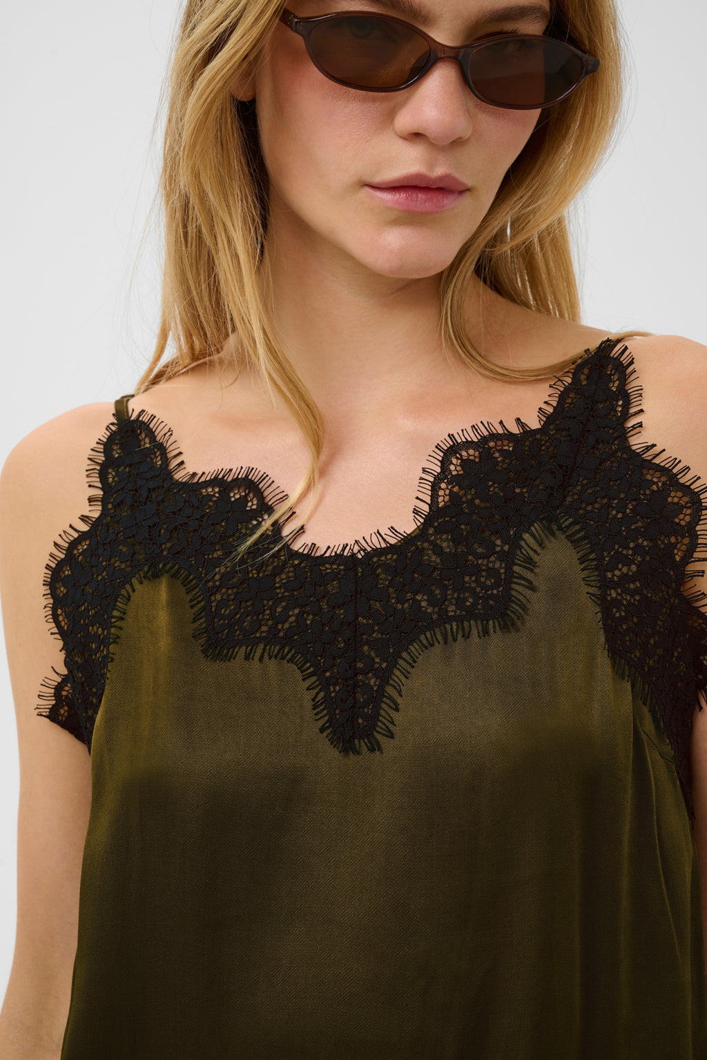 Tops groen Soaked In Luxury