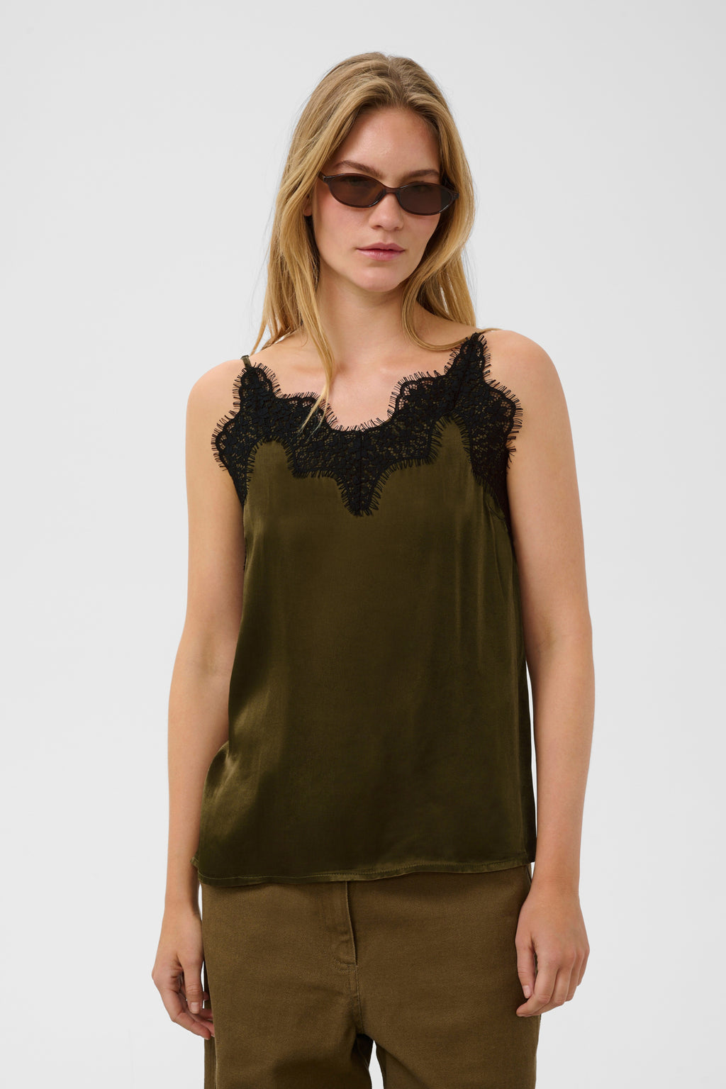 Tops groen Soaked In Luxury
