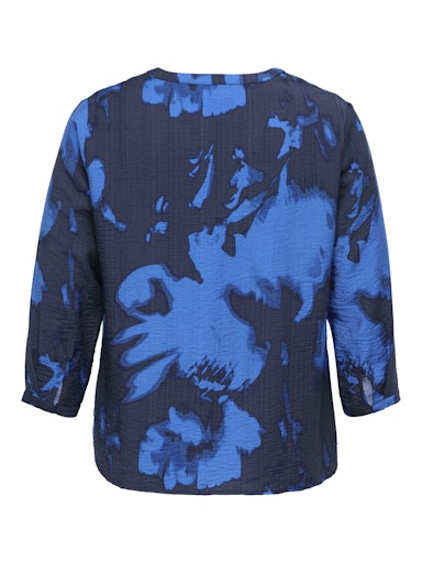 Blouses lange mouw blauw ONLY Carmakoma