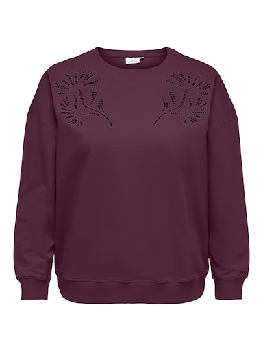 Sweaters paars ONLY Carmakoma