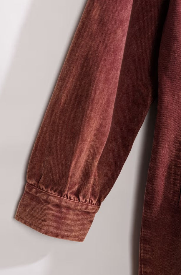 Jurken lange mouw bordeaux CKS