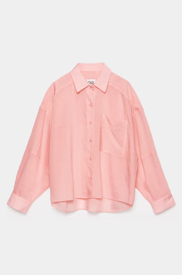 Blouses lange mouw roze CKS