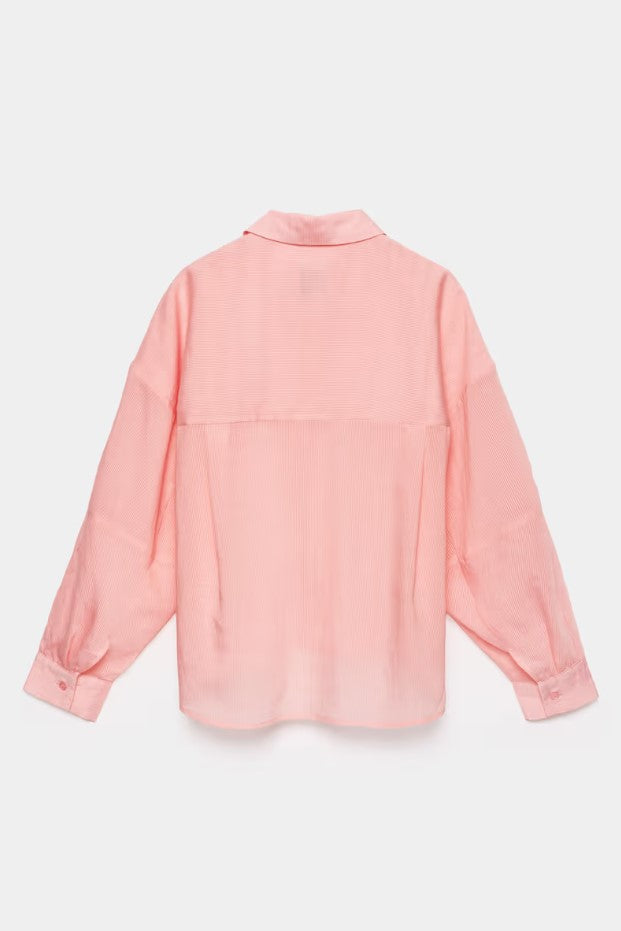 Blouses lange mouw roze CKS