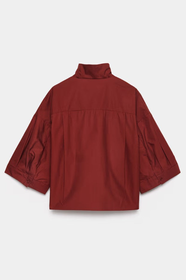 Blouses korte mouw bordeaux CKS