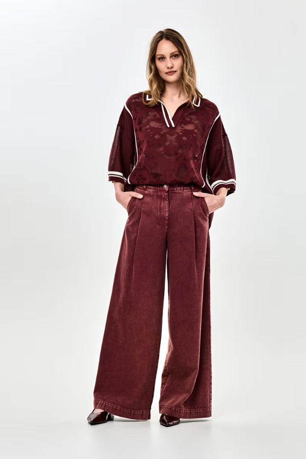 Jeans bordeaux CKS