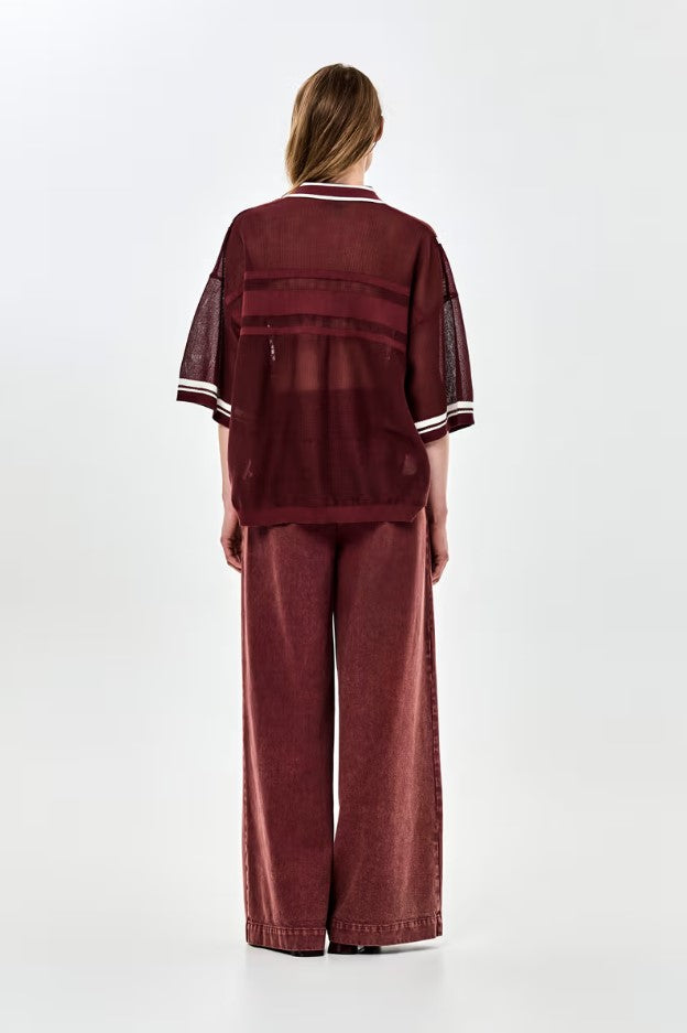 Jeans bordeaux CKS