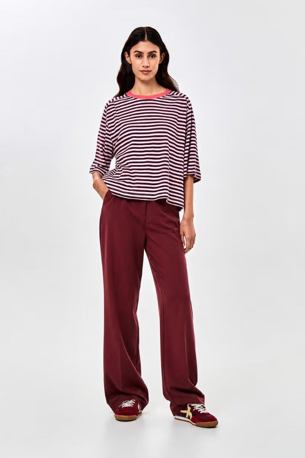 Broeken bordeaux CKS