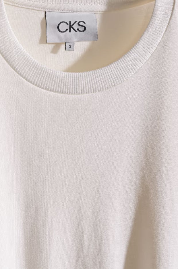 T-shirts korte mouw wit CKS