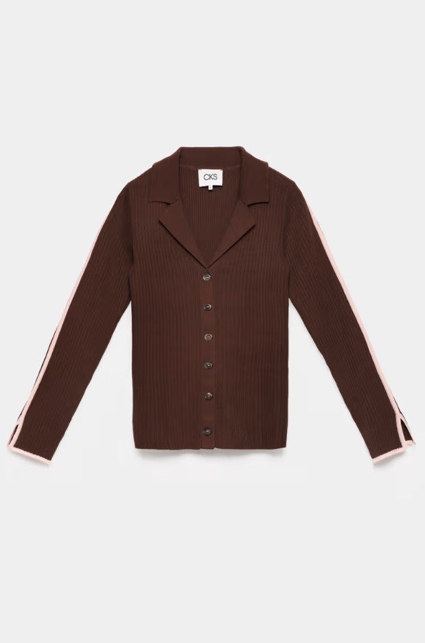 Cardigans bruin CKS