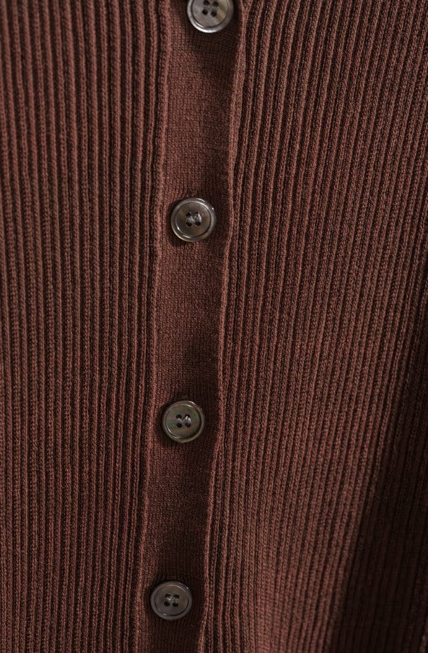 Cardigans bruin CKS