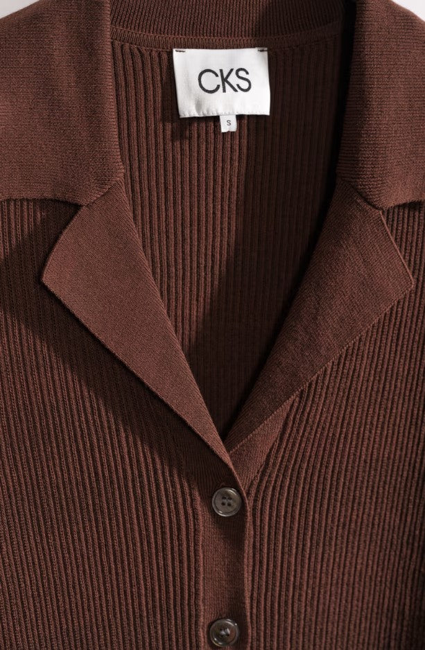 Cardigans bruin CKS
