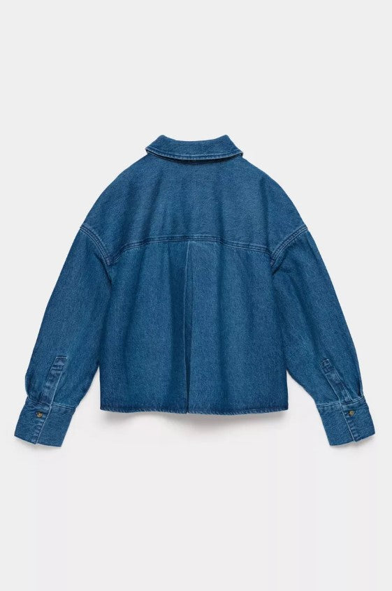 Blouses lange mouw blauw CKS