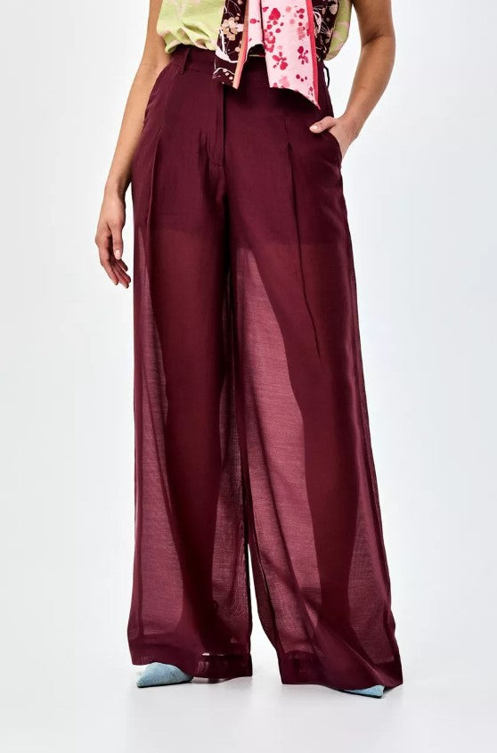 Broeken bordeaux CKS