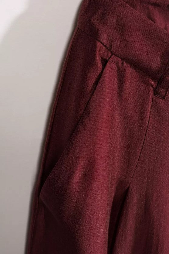 Broeken bordeaux CKS