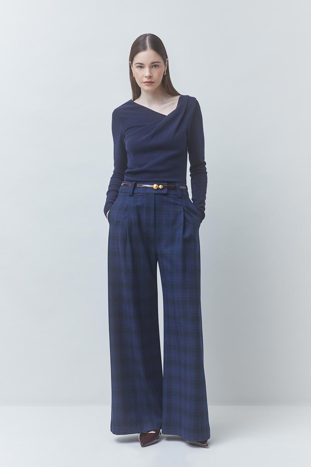 Broeken navy Suncoo Paris