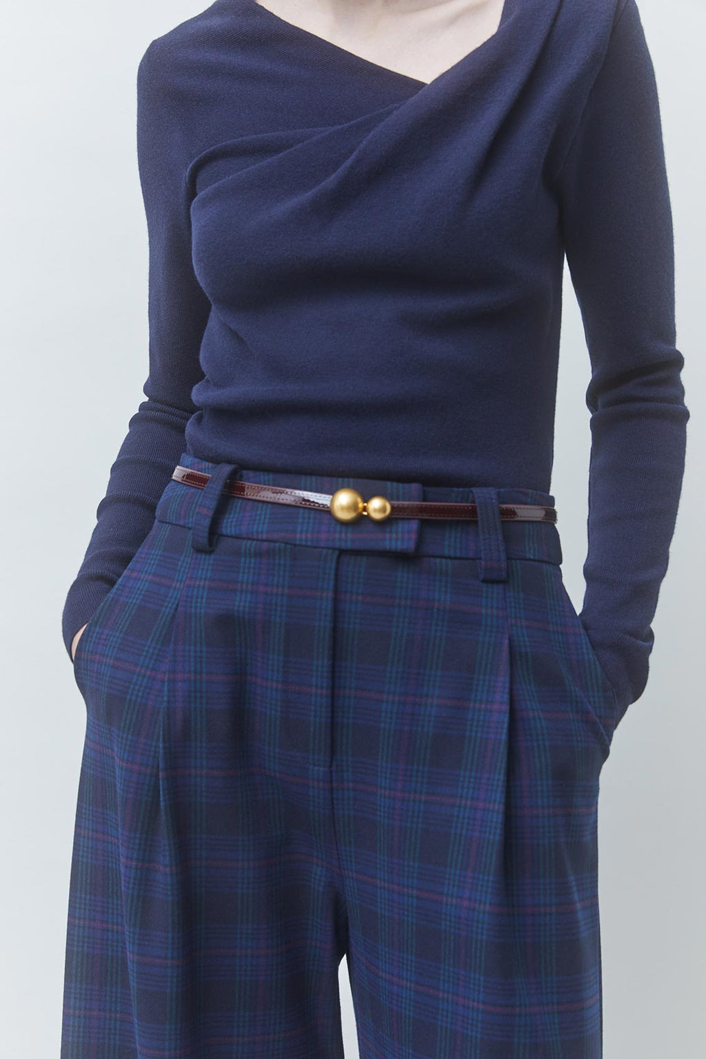Broeken navy Suncoo Paris