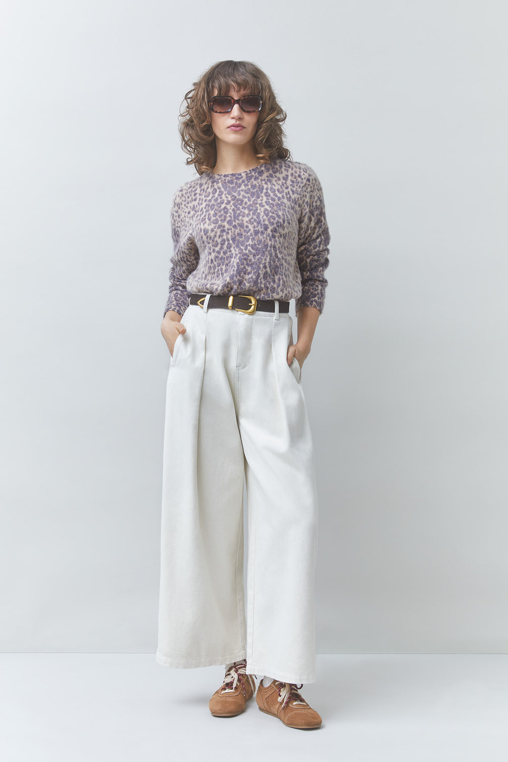 Jeans beige Suncoo Paris