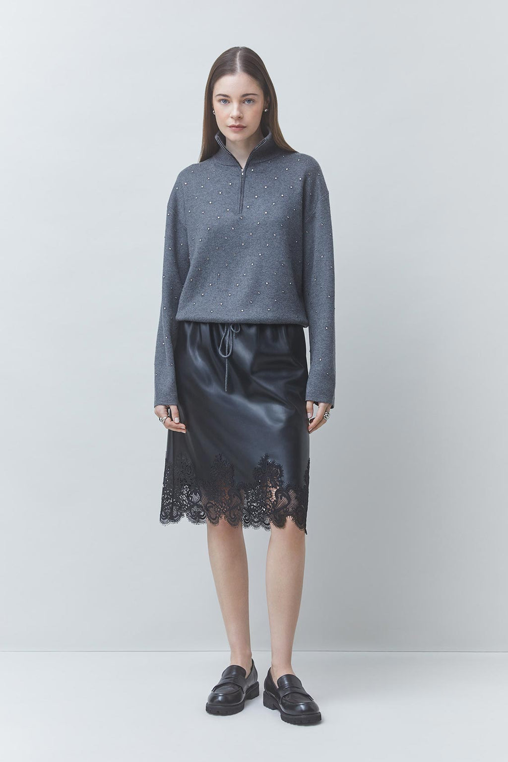 Pulls grijs Suncoo Paris