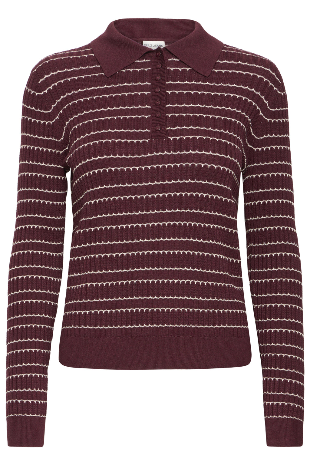 Pulls bordeaux Pulz Jeans