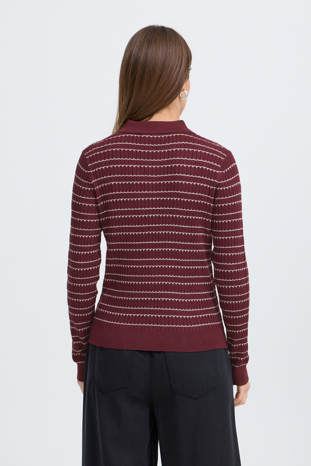 Pulls bordeaux Pulz Jeans