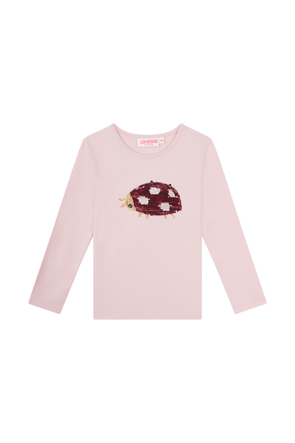 T-shirts lange mouw roze Someone