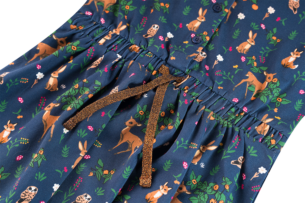 Jurken lange mouw navy Someone